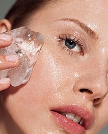 После процедуры рекомендуют к зоне введения ботокса прикладывать лед После процедуры