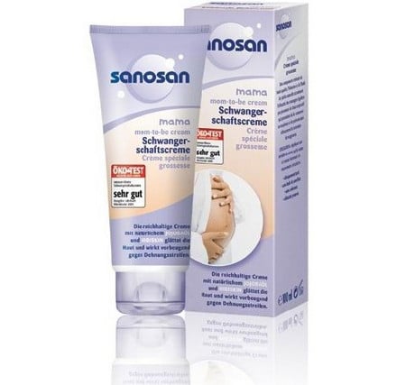Крем от растяжек Sanosan для профилатики