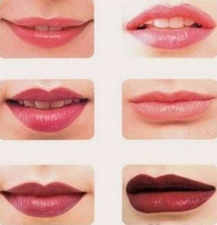 Губки у всех разные форма губ