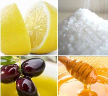 ингредиенты для пилингового средства Привычные нам продукты