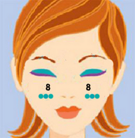 Шаг 6 массирование лица