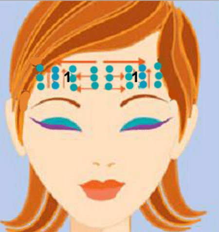 Шаг 1 порядок выполнения массажа