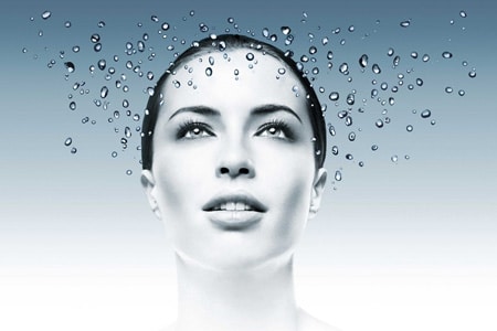 Увлажнение кожи лица