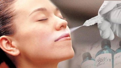 Пилинг кожи при помощи газа и жидкости