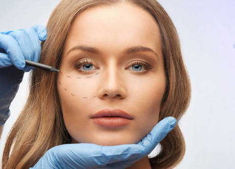 Коррекция формы скул